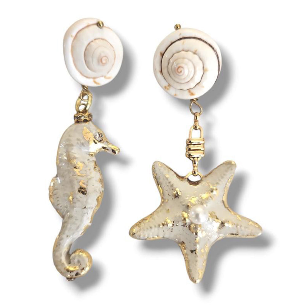 Starfish & Seahorse Earrings