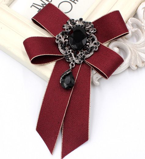 Jeweled Bowtie- Brooch