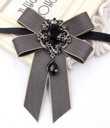 Jeweled Bowtie- Brooch