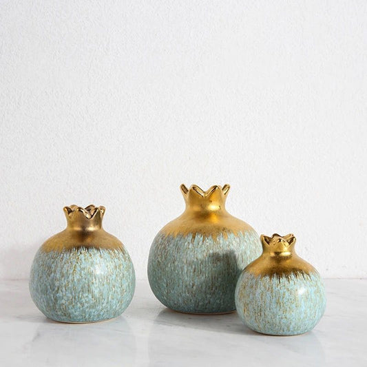 Pomegranate Table Decor/ Set of 3