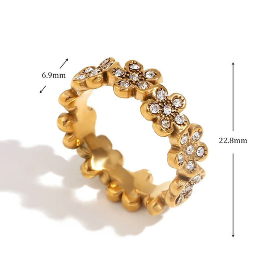 Floral Eternity Ring