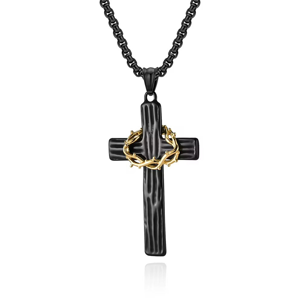 Thorns Cross Necklace