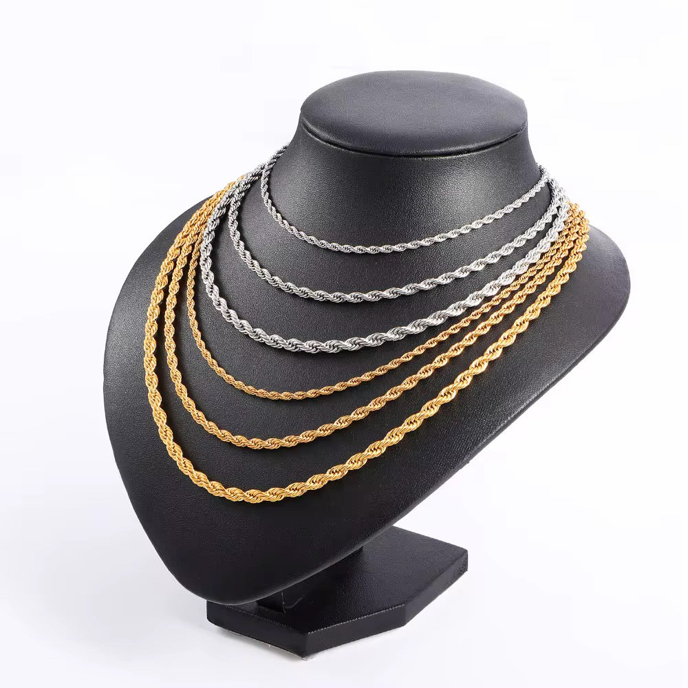 Classic Rope Chain Necklace