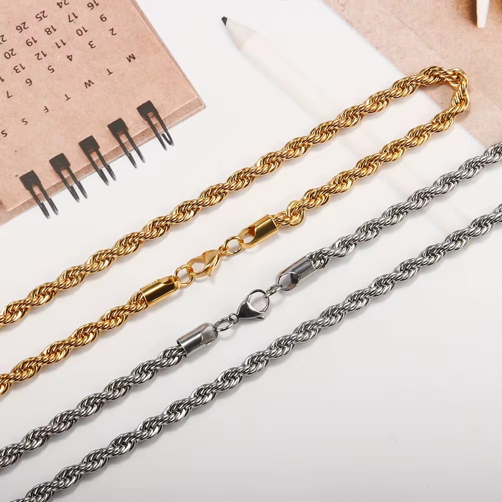 Classic Rope Chain Necklace