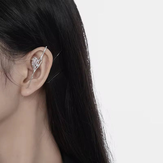 Heart Earrings and Cuff