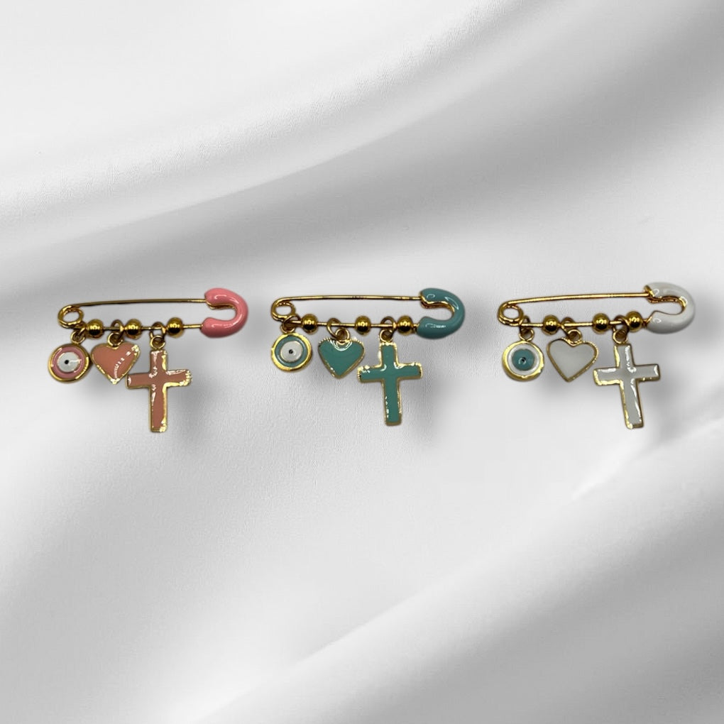 Baby Safety Pin Charm