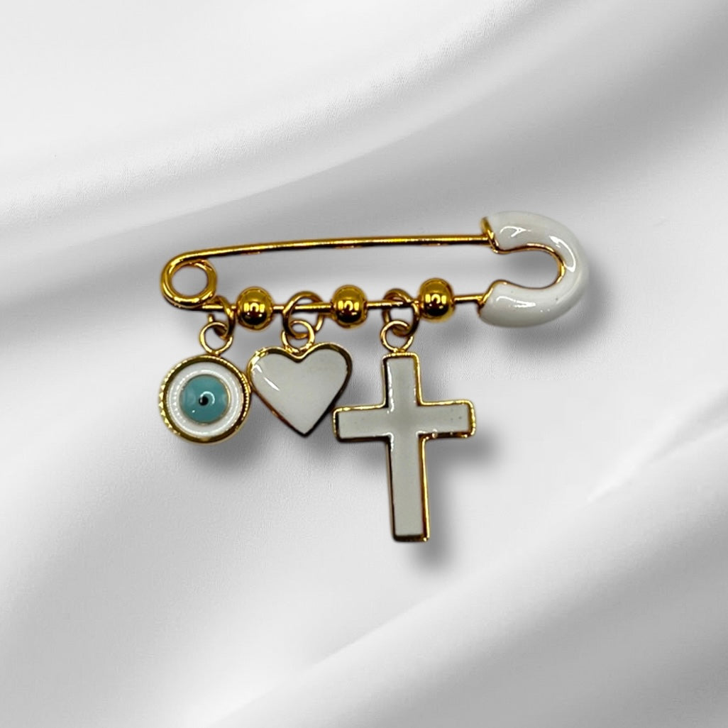 Baby Safety Pin Charm