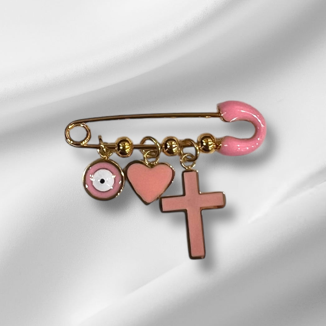 Baby Safety Pin Charm