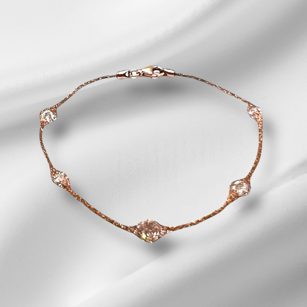 Rose Gold Mesh Bracelet