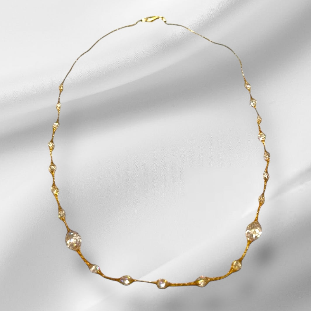 Gold Mesh Necklace