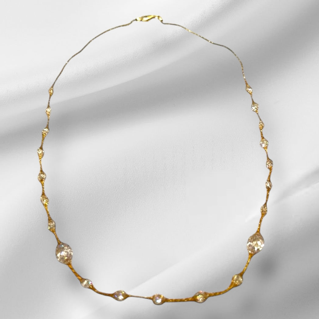 Gold Mesh Necklace