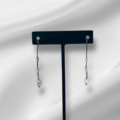 Black Mesh Earrings