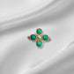 Turquoise Pearl Glory Cross Ring