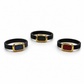 Black band gem rings