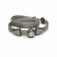 Silver wrap bracelet