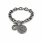 Chained Phaistos Disc Hematite Bracelet