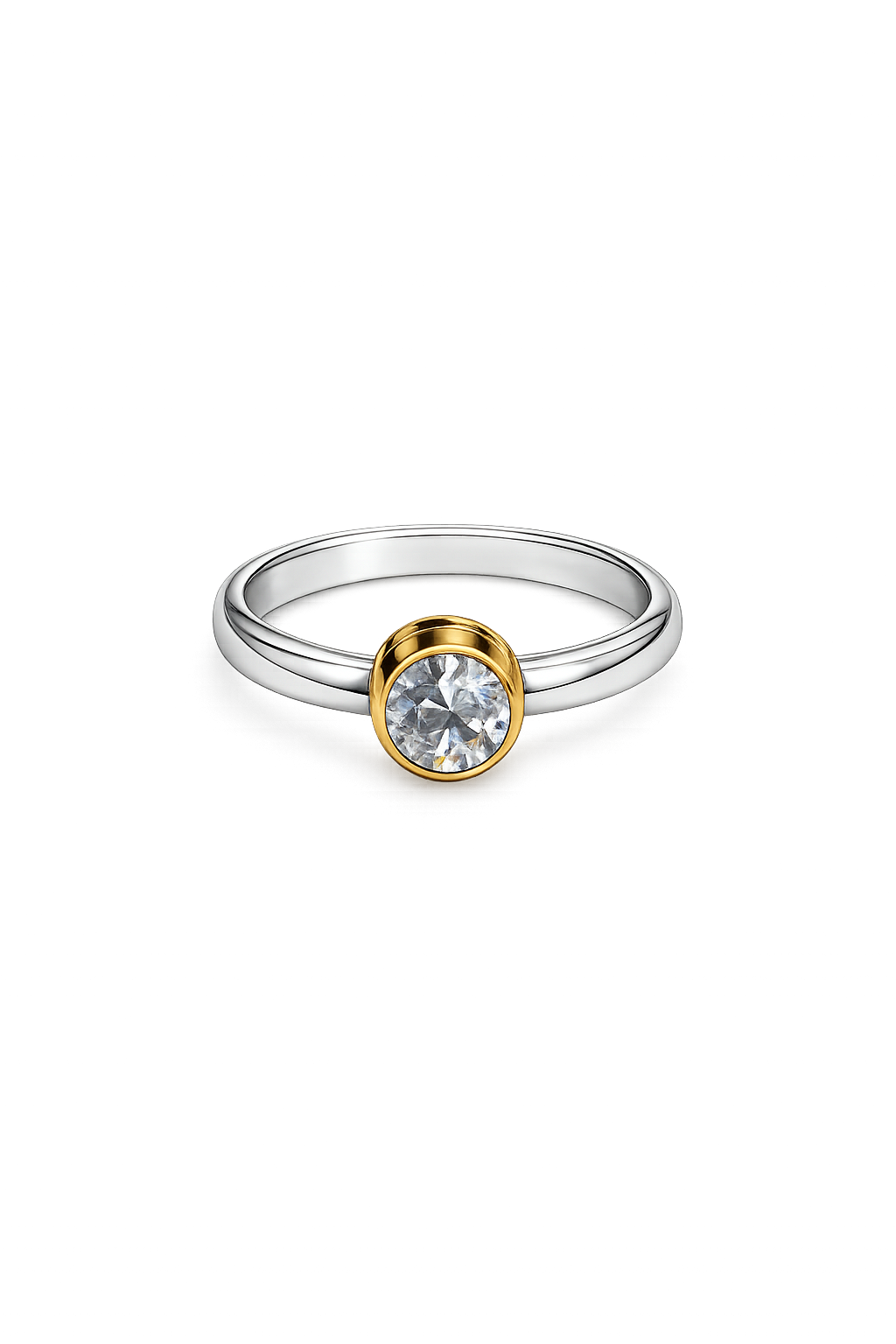 Clear Band Rings