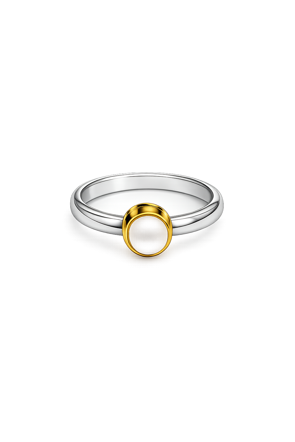 Clear Band Rings