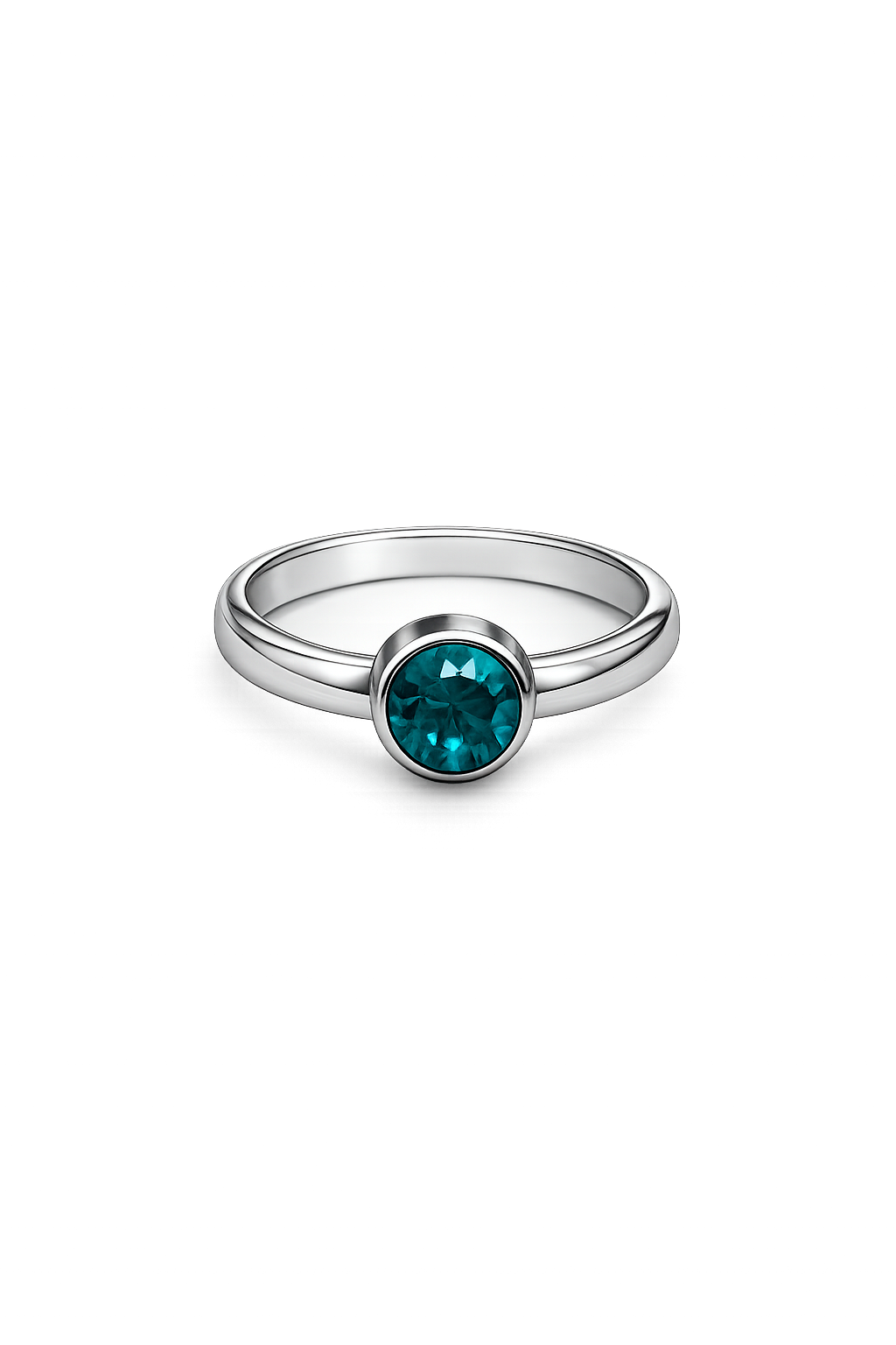 Clear Band Rings