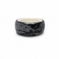 Handmade Black Porcelain Statement Ring