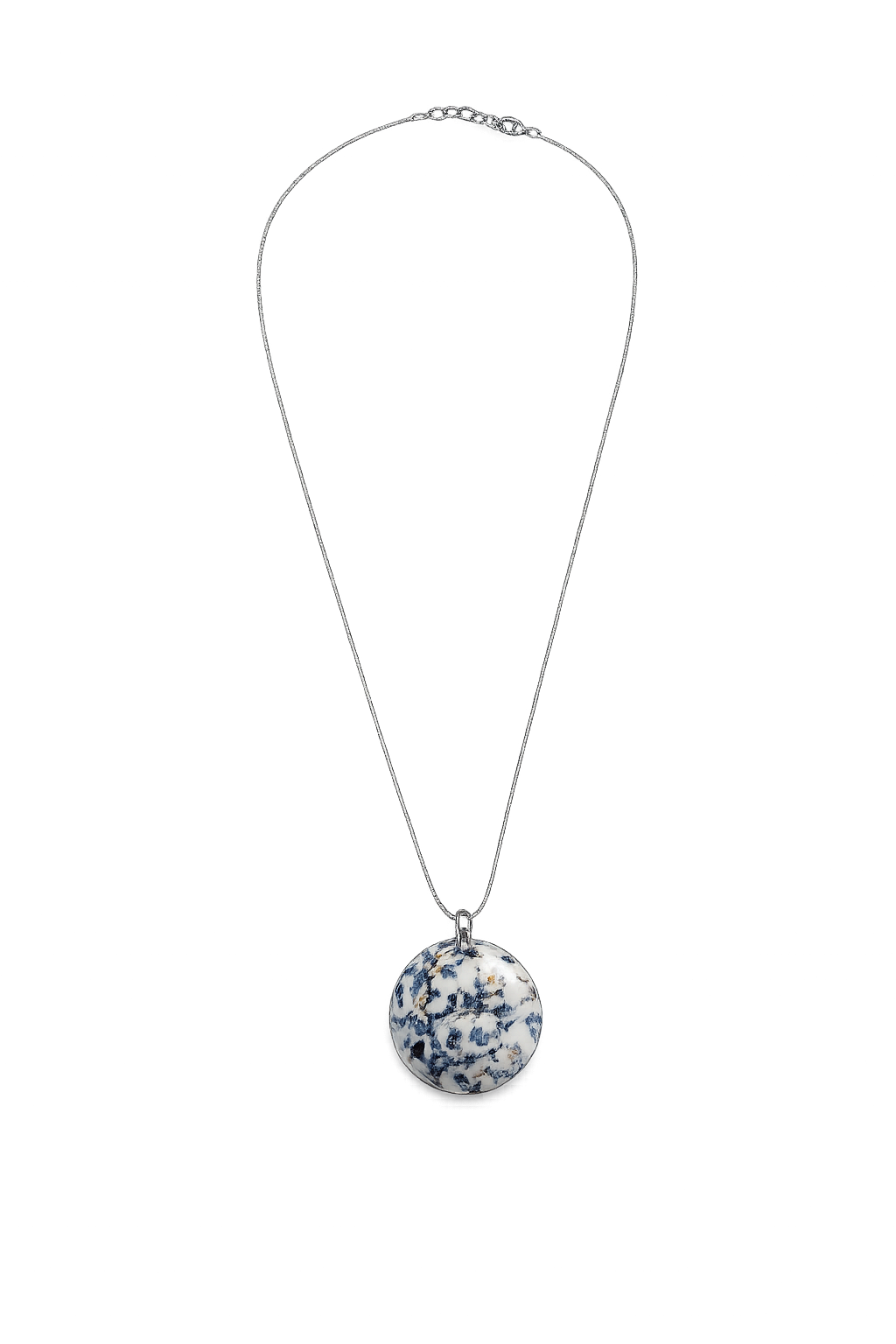 Handmade Porcelain Portrait Pendant Necklace