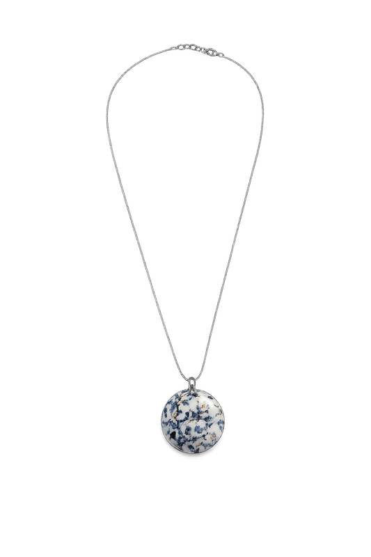 Handmade Porcelain Portrait Pendant Necklace