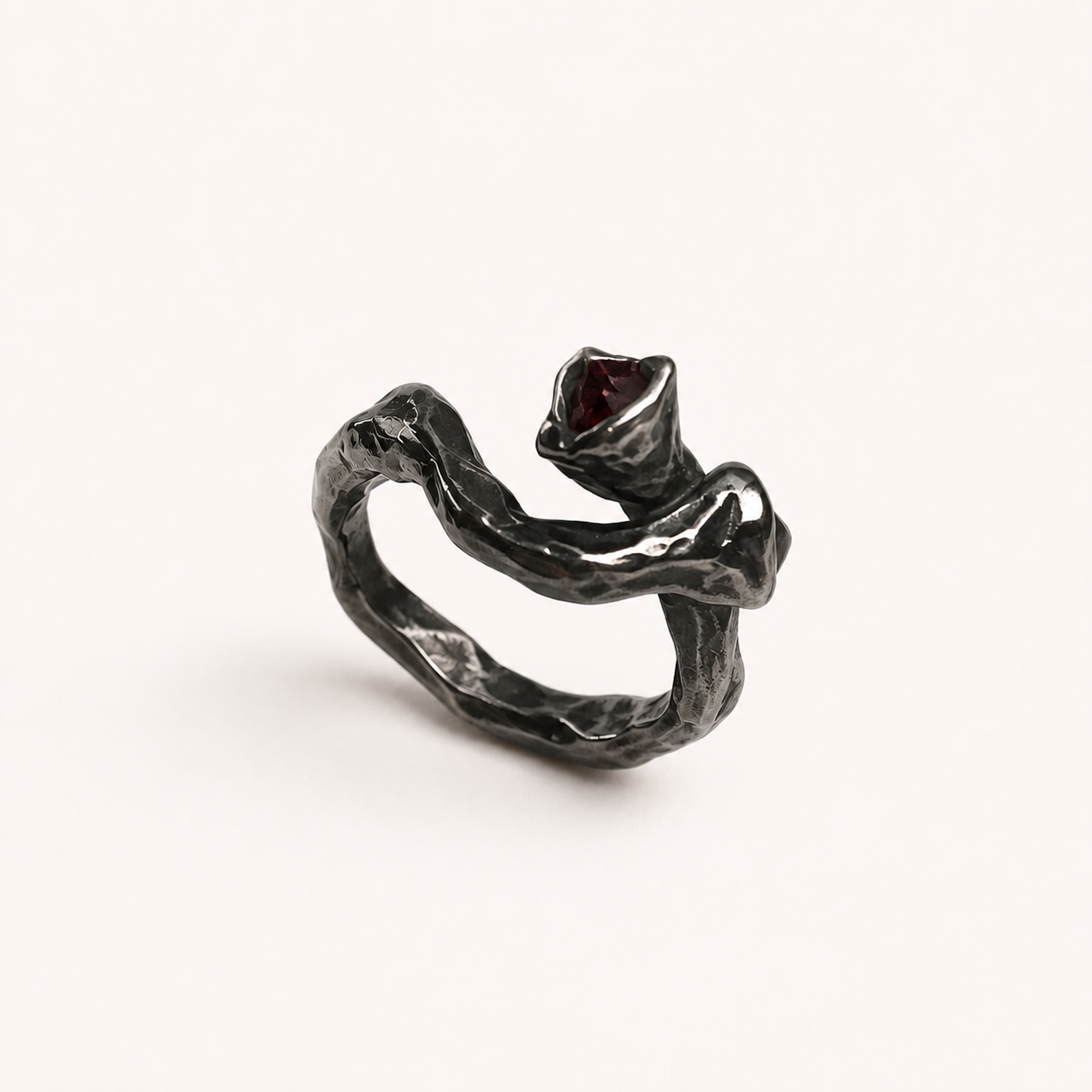Garnet Wrap Ring