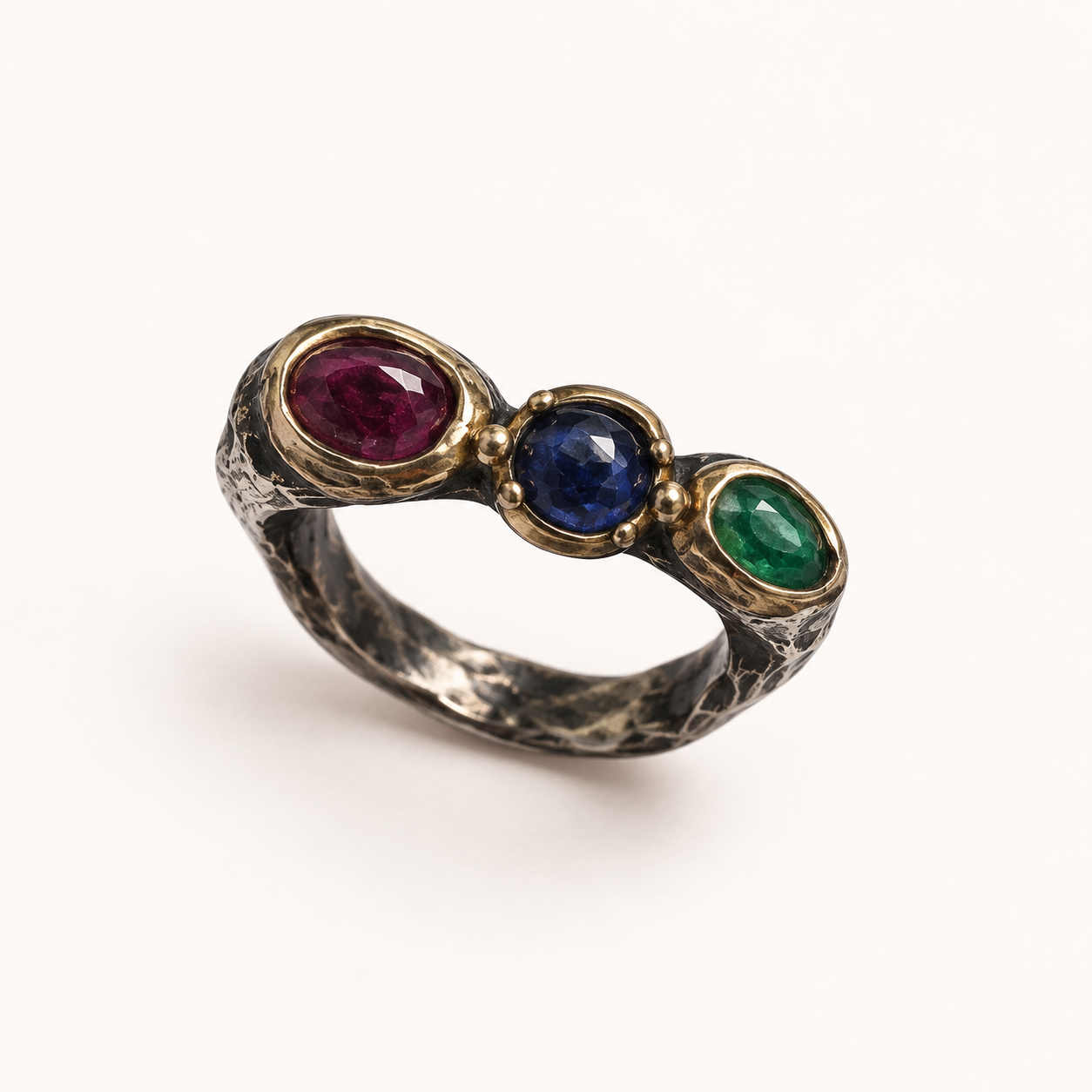 Multi-Gemstone Statement Ring