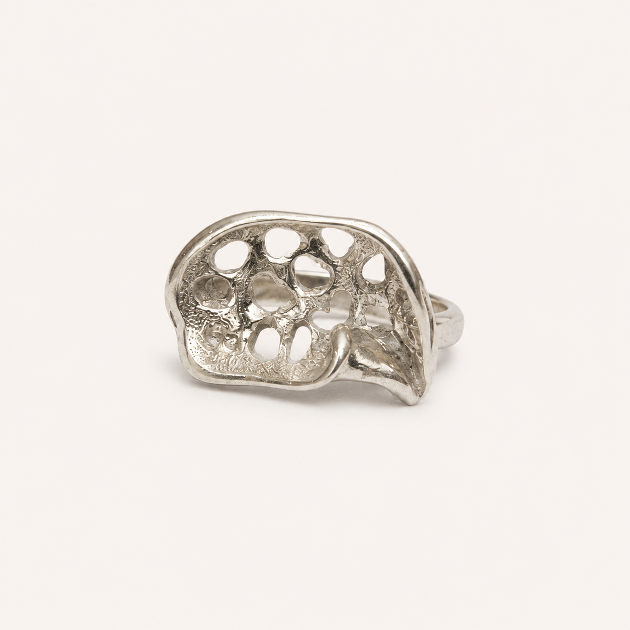 Openwork Sculptural Statement Ring