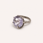 Lavender Amethyst Statement Ring