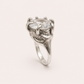 Clear Quartz Statement Ring