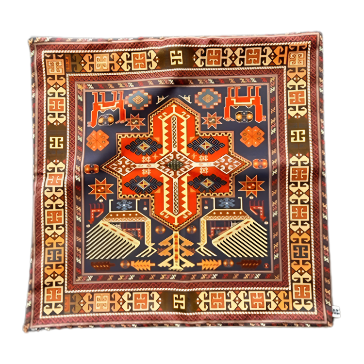 Armenian Rug Design Pillow Case 5