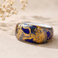 Handmade Black & Gold Porcelain Statement Ring