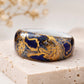 Handmade Black & Gold Porcelain Statement Ring