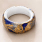 Handmade Black & Gold Porcelain Statement Ring