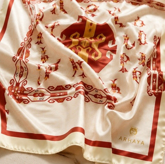 Armenian Eternity Alphabet Scarf