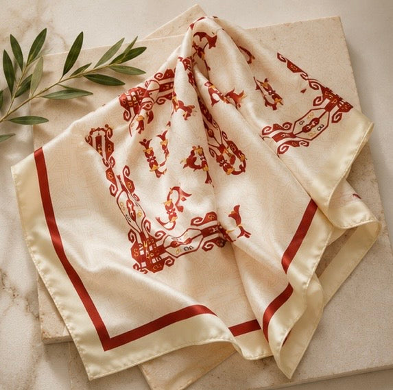 Armenian Eternity Alphabet Scarf