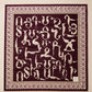 Armenian Bird Alphabet Scarf
