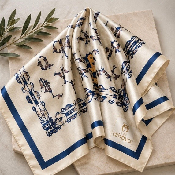 Armenian Heritage Alphabet Scarf