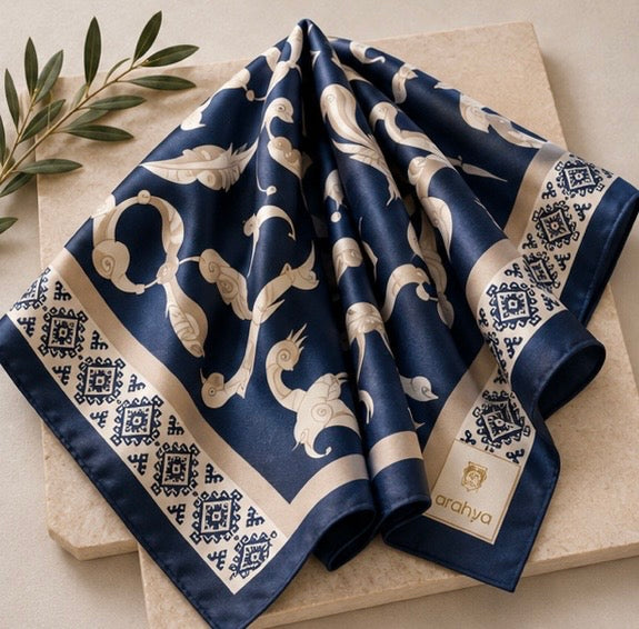 Armenian Bird Alphabet Scarf (Copy)