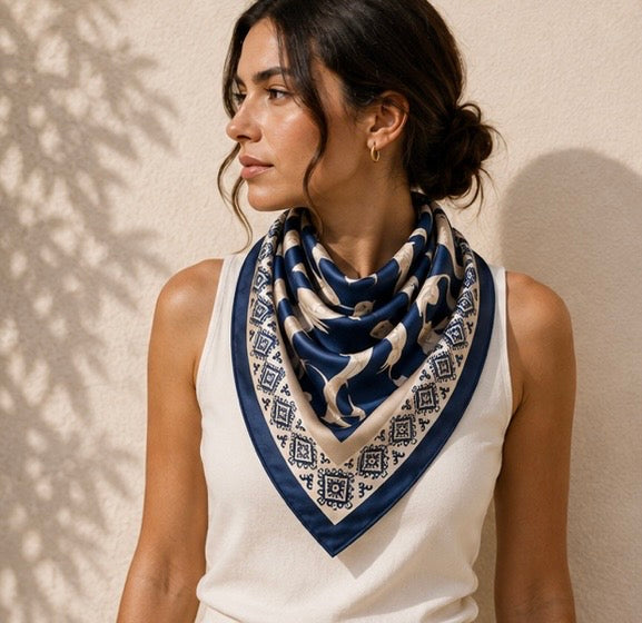 Armenian Bird Alphabet Scarf (Copy)