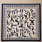 Armenian Bird Alphabet Scarf (Copy) (Copy)