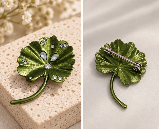 Lilly Pad Brooch