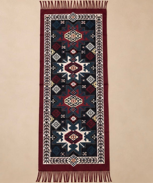 Armenian Heritage Geometric Cashmere Scarf