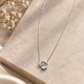 Celeste Bloom Crystal Flower Necklace