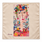 Narine Chilingaryan Floral Crown Art Scarf – Champagne