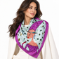 Narine Chilingaryan Fruit Portrait Scarf – Fuchsia