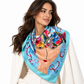 Narine Chilingaryan Floral Portrait Art Scarf