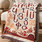 Letters & Khachkars of Armenia Woven Blanket