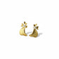 Golden Bloom Pearl Statement Earrings